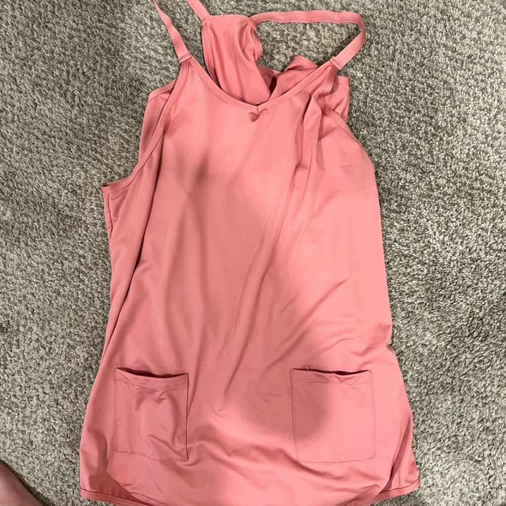 Women's Pink Sleeveless Top
